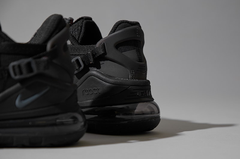 Nike Air Max 270 Vistascape "Black/Gray" CQ7740 001 Mesh Nylon Ripstop Triple Black Blacked Out Murdered Swoosh React Air Cushioning Technology Ninja Avant Garde Design
