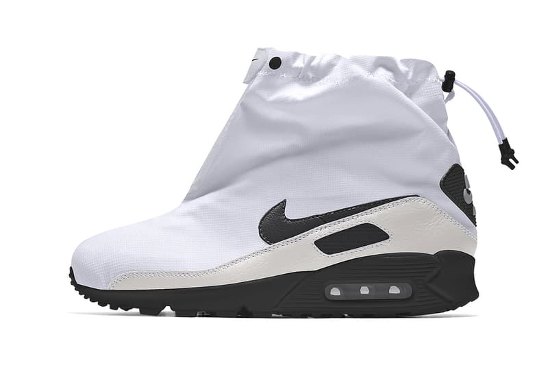 nike air max 90 by you unlocked ripstop shroud release information details black white grey camouflage desert transitional