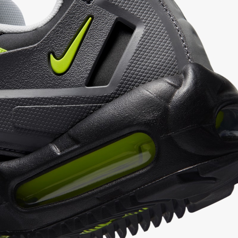 nike sportswear air max 95 ndstrkt neon yellow black medium grey CZ3591 002 official release date info photos price store list buying guide