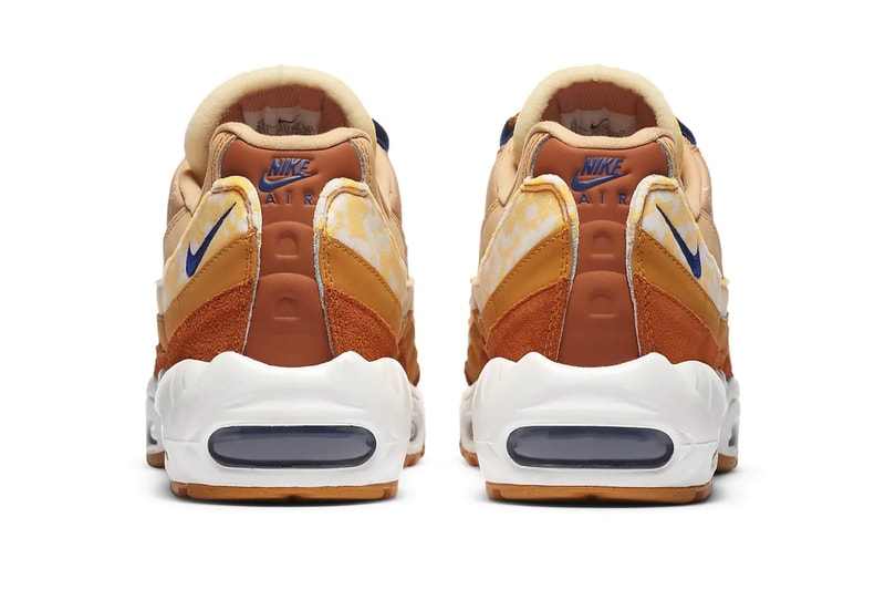 Nike Air Max 95 Twine Tawny Deep Royal Blue Sail CU1560 700 menswear streetwear fall winter 2020 collection fw20 sneakers shoes kicks trainers runners footwear