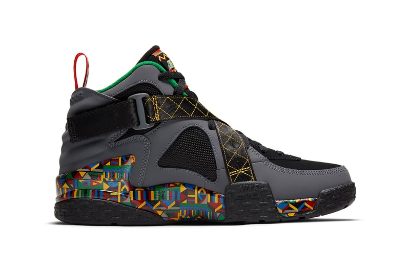 nike sportswear basketball air raid urban jungle gym dark grey multicolor pine green black blue yellow red DC1494 001 official 2020 release date info photos price store list buying guide
