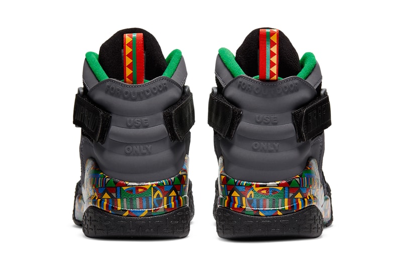 nike sportswear basketball air raid urban jungle gym dark grey multicolor pine green black blue yellow red DC1494 001 official 2020 release date info photos price store list buying guide