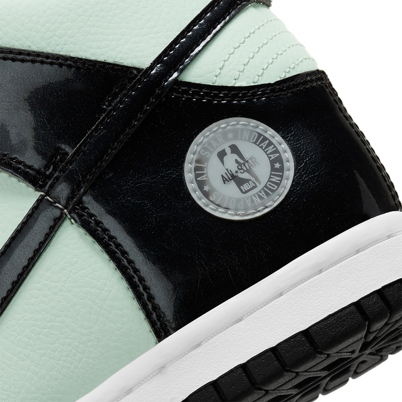 nike dunk high all star 2021 nba black mint indiana DD1846-300 release info photos