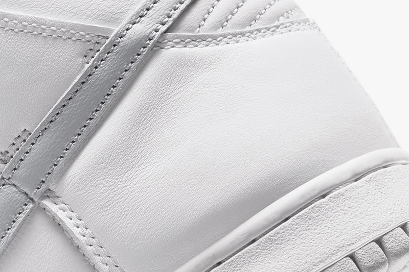 Nike Dunk High "Pure Platinum" cz8149-101 Sneaker Release Information Drop Date Cop Online Shop Footwear Swoosh SB Skateboarding Basketball Triple White Clean 
