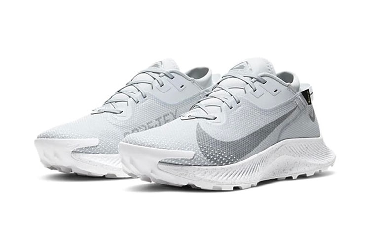 Nike Pegasus Trail 2 GTX Surfaces in Winter-Ready "White/Pure Platinum/LT Smoke Grey"