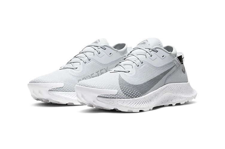 Nike Pegasus Trail 2 GTX GORE-TEX "White/Pure Platinum/LT Smoke Grey" DC1933-100 Sneaker Release Information FW20 Fall Winter 2020 Footwear Swoosh Trainer Trail Hiking