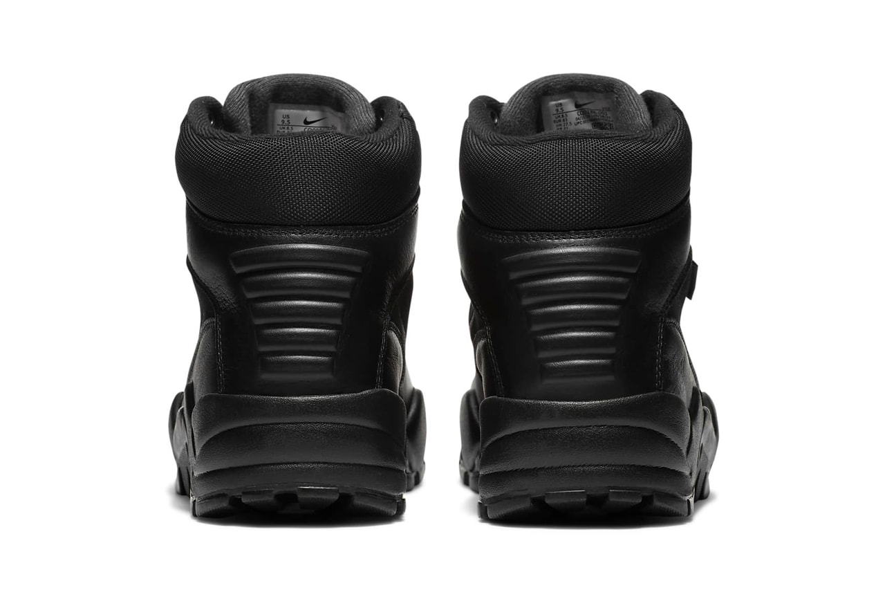 Nike Rhyodomo GTX Boot GORE-TEX CQ0186-001 black / rubber light brown / kumquat yellow / coal black sneaker release information closer look fall winter 2020 fw20 footwear chunky sneaker shoe all terrain 