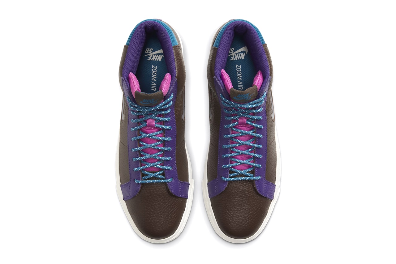 Nike SB Zoom Blazer Mid Premium Baroque Brown CU5283 201 info menswear streetwear footwear shoes sneakers kicks trainers runners