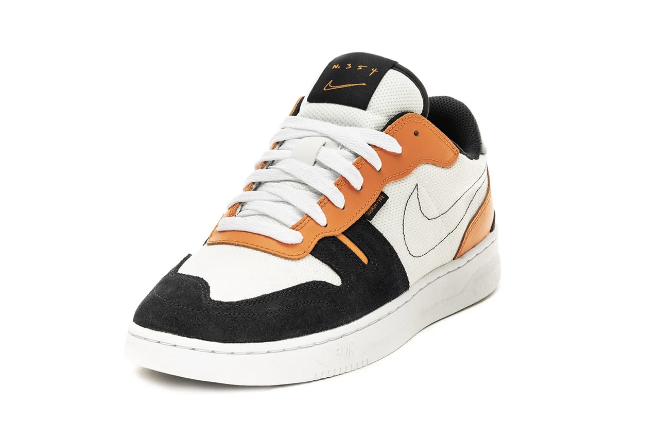 Nike Squash-Type N. 354 "Summit White / Dark Obsidian / Alpha Orange" CJ1640 101 Shattered Backboard Colorway SBB Sneaker Trainer Shoe Footwear Drop Date Release Information