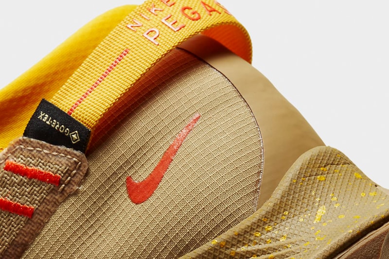 nike running Pegasus Trail 2 gore-tex dark sulphur orange red beige winter running shoes trainers trial 