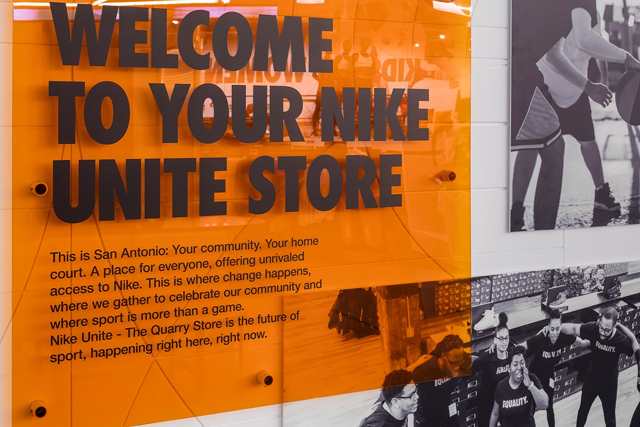 nike unite retail concept info in store online experiences store locations photos