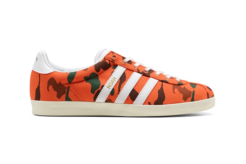 NOAH x adidas Originals Gazelle "Camo" "Cheetah" New York Label Three Stripes Collaboration OG Retro '90s 1990 Brendon Babenzien Supreme FW20 Fall Winter 2020 