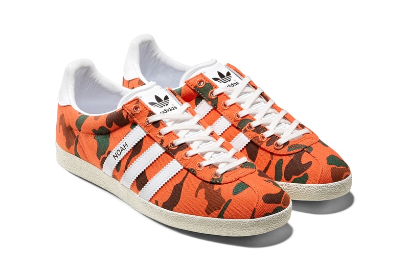 NOAH x adidas Originals Gazelle "Camo" "Cheetah" New York Label Three Stripes Collaboration OG Retro '90s 1990 Brendon Babenzien Supreme FW20 Fall Winter 2020 