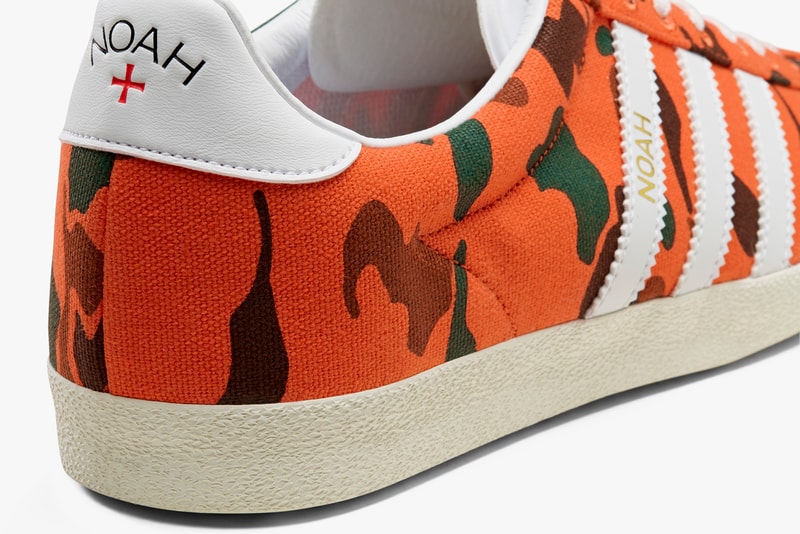 NOAH x adidas Originals Gazelle "Camo" "Cheetah" New York Label Three Stripes Collaboration OG Retro '90s 1990 Brendon Babenzien Supreme FW20 Fall Winter 2020 
