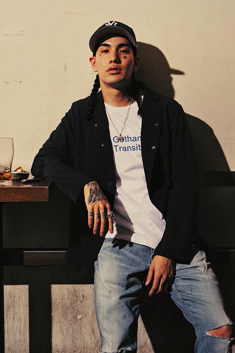 Number Nine Fall Winter 2020 Lookbook fw20 menswear streetwear graphic t shirts sweaters jackets coats crewnecks sweaters hoodies