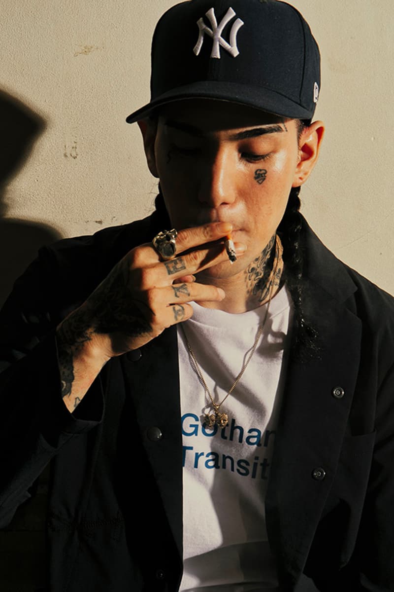 Number Nine Fall Winter 2020 Lookbook fw20 menswear streetwear graphic t shirts sweaters jackets coats crewnecks sweaters hoodies
