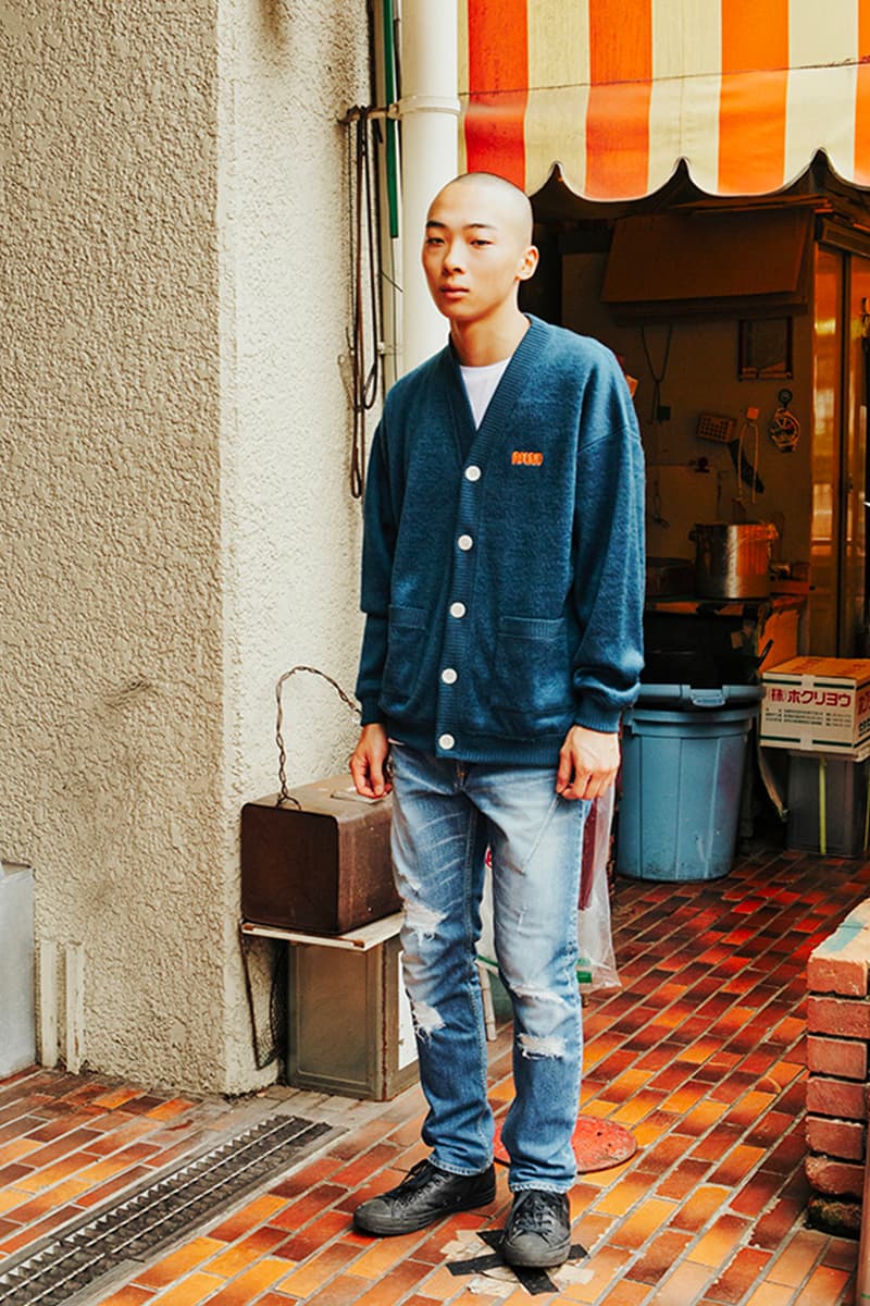 Number Nine Fall Winter 2020 Lookbook fw20 menswear streetwear graphic t shirts sweaters jackets coats crewnecks sweaters hoodies