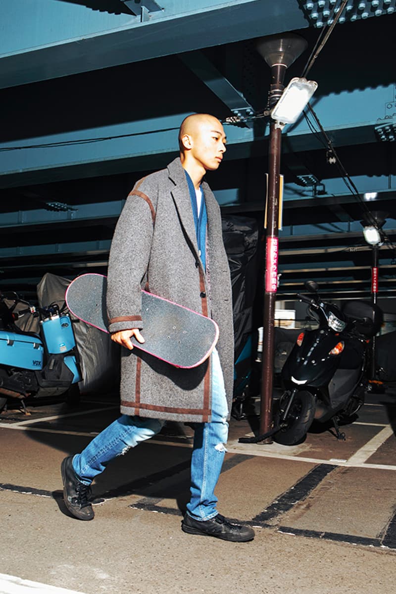 Number Nine Fall Winter 2020 Lookbook fw20 menswear streetwear graphic t shirts sweaters jackets coats crewnecks sweaters hoodies