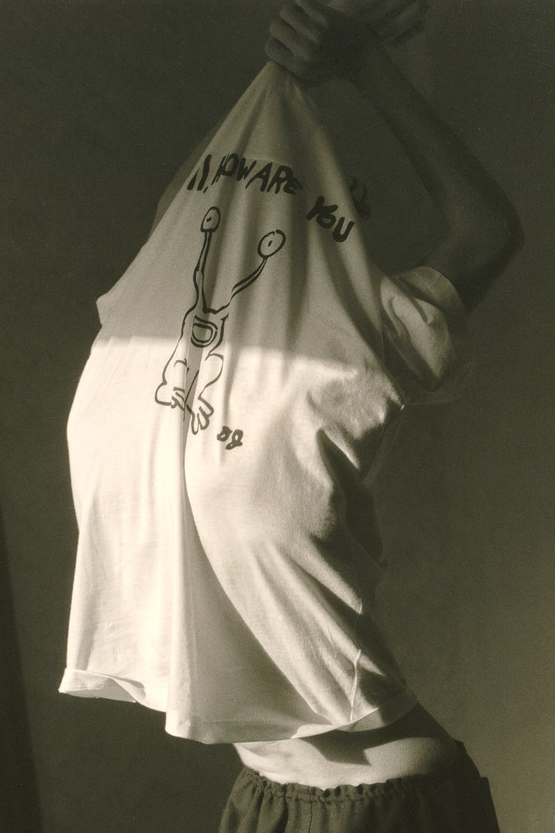 OAMC Daniel Johnston sketches artworks singer songwriter musician artist 2020 capsule collection t shirt jacket liner coach sweater hoodie graphic illustration jeremiah the innocent
