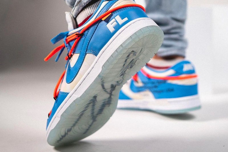 Off-White™ x Futura Nike Dunk Low On Foot Look Virgil Abloh Sneakers Kicks Nike Footwear sneakers kicks trainers sb FL  Futura Laboratories