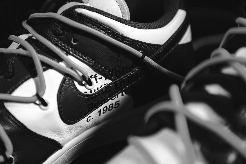 Off-White™ x Nike Dunk Low Black Colorways Teaser