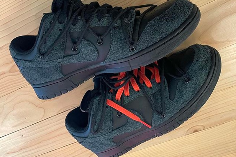 Off-White™ Nike Dunk Low Black First Look Release Info Virgil Abloh Date