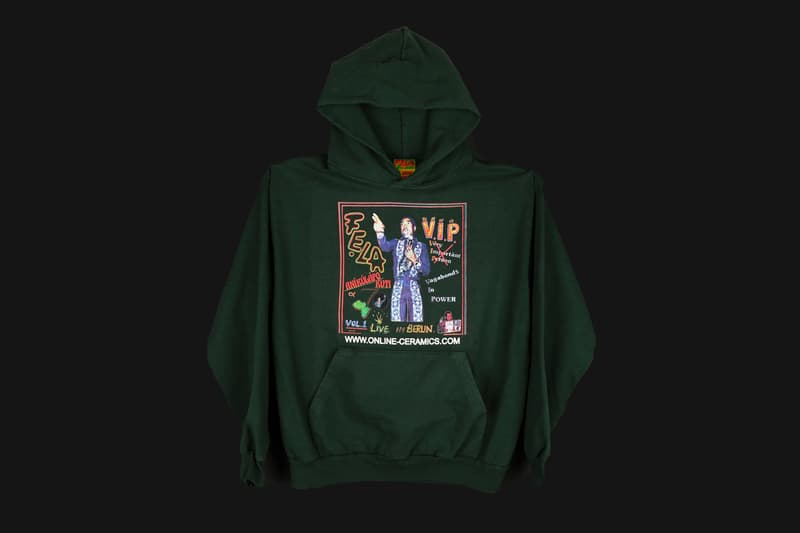 Online Ceramics Capsule Afrobeat Legend Fela Kuti tribute menswear streetwear t shirts long sleeves lps albums vinyl records nigerian african tote bag sticker waterbottle accessories