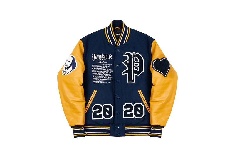 palace skateboards holiday 2020 jackets and outerwear William Shakespeare parka reversible 