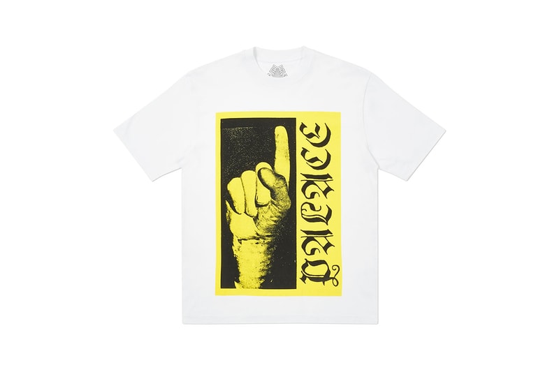 palace skateboards london winter 2020 week six drop list graphic t-shirt palafel polartec jacket tweed deerstalker hat release information
