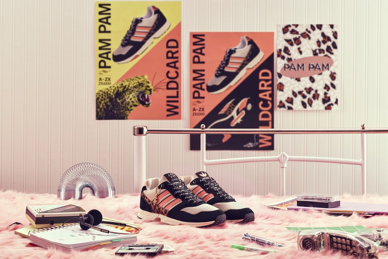 pam pam adidas zx 1000 collaboration white pink black cheetah FZ0829 release date info photos