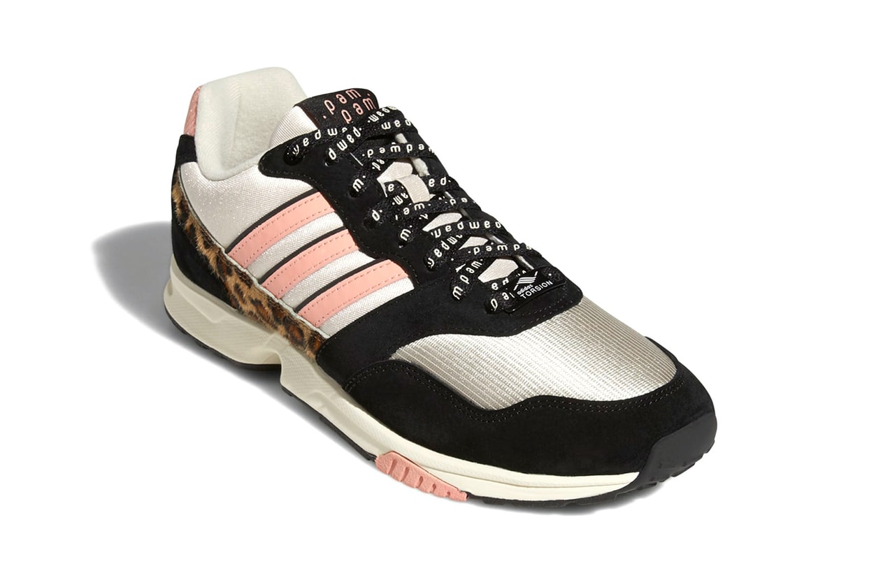 pam pam adidas zx 1000 collaboration white pink black cheetah FZ0829 release date info photos