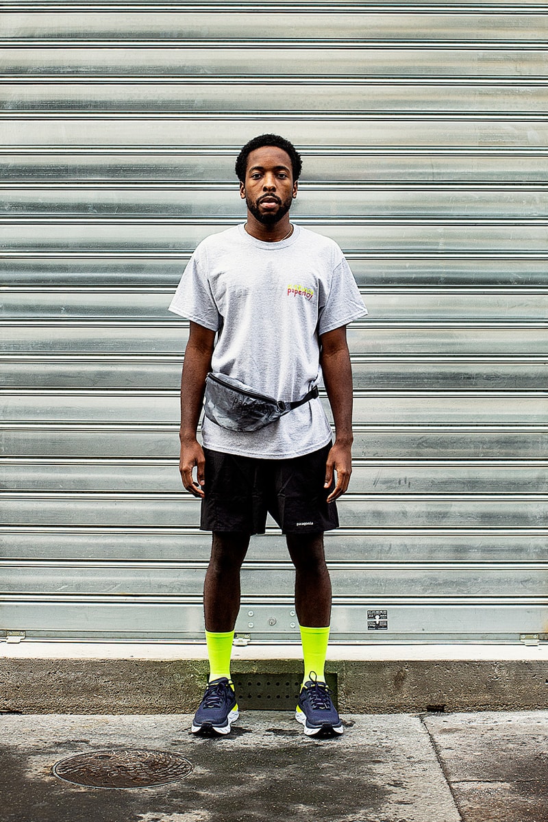paperboy Paris distance running store collection t-shirt capsule special menu information