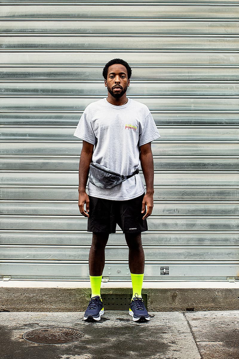 paperboy Paris distance running store collection t-shirt capsule special menu information