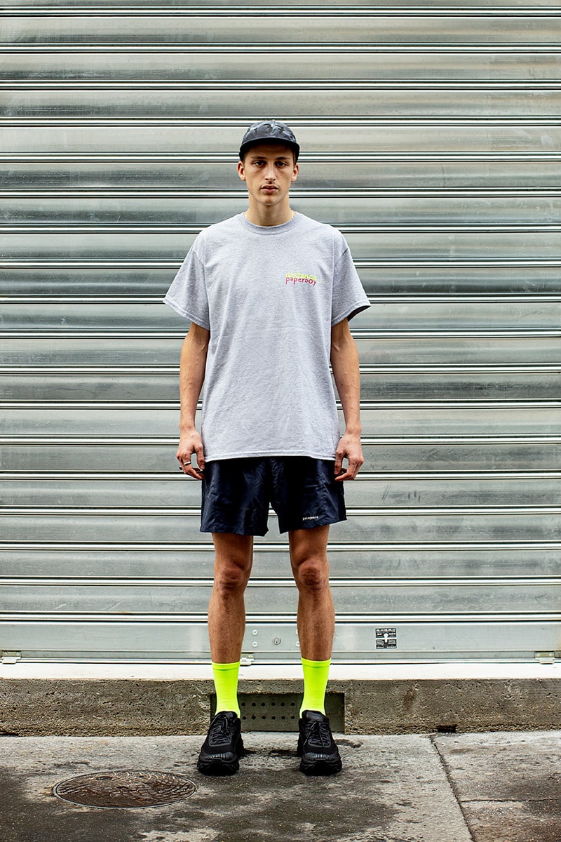 paperboy Paris distance running store collection t-shirt capsule special menu information