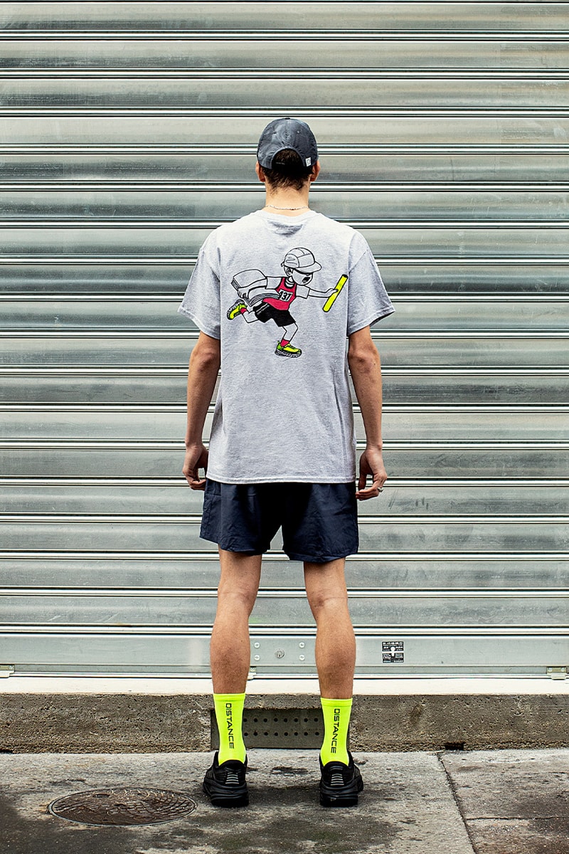 paperboy Paris distance running store collection t-shirt capsule special menu information
