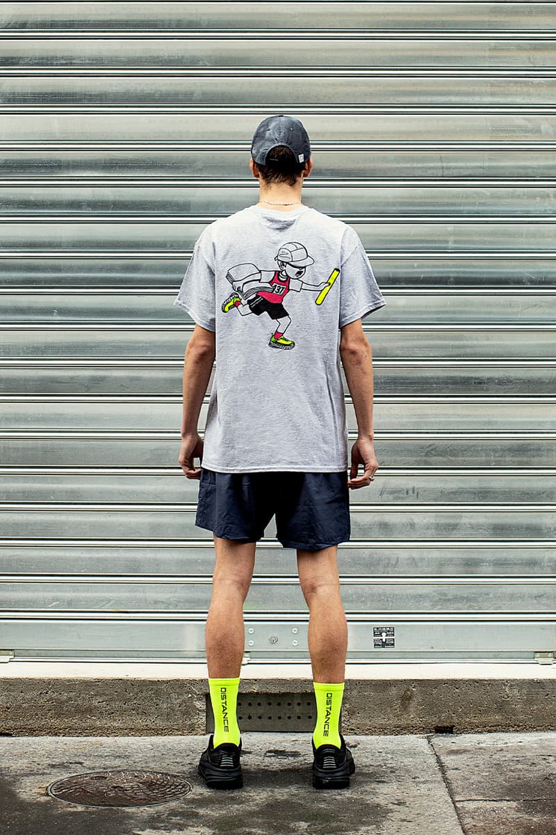 paperboy Paris distance running store collection t-shirt capsule special menu information