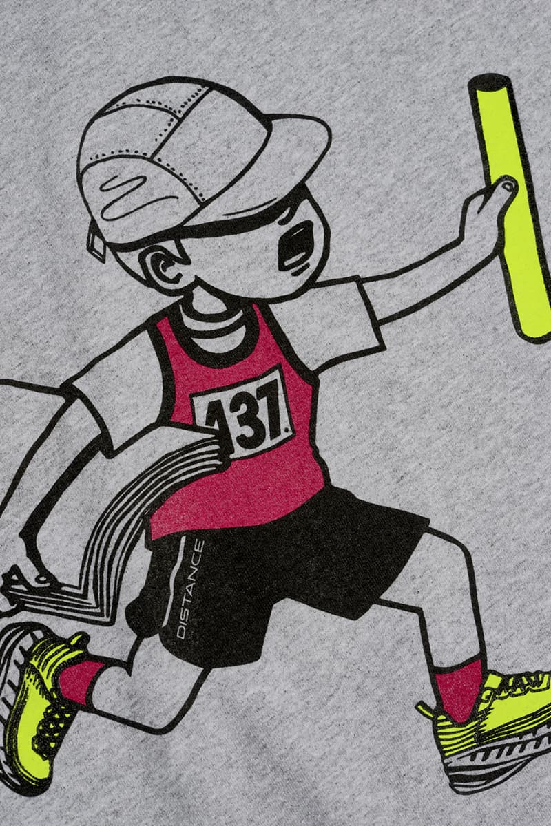 paperboy Paris distance running store collection t-shirt capsule special menu information