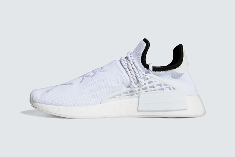 adidas human race white and black