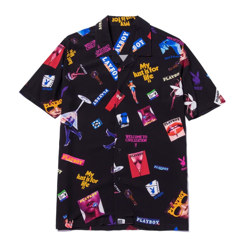 playboy huf collaboration collection apparel accessories release