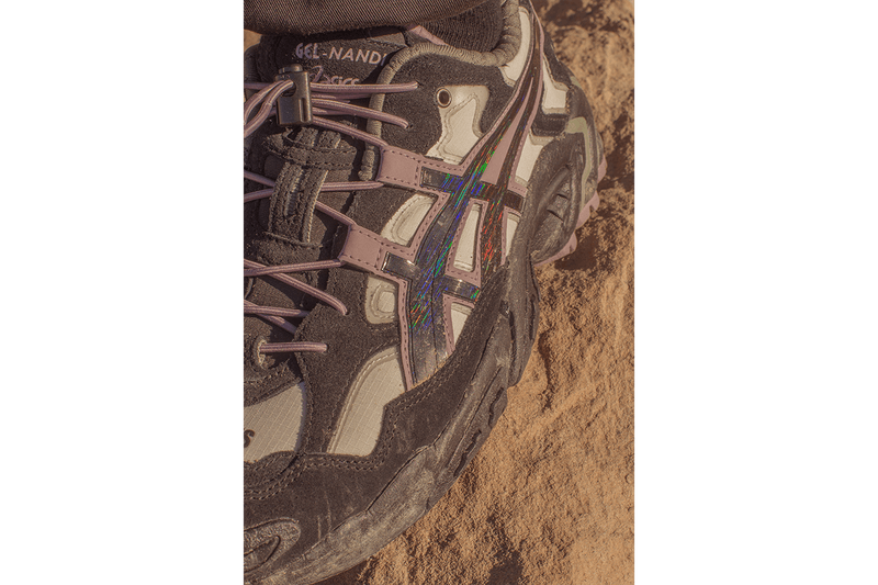 asics gel nandi og on feet