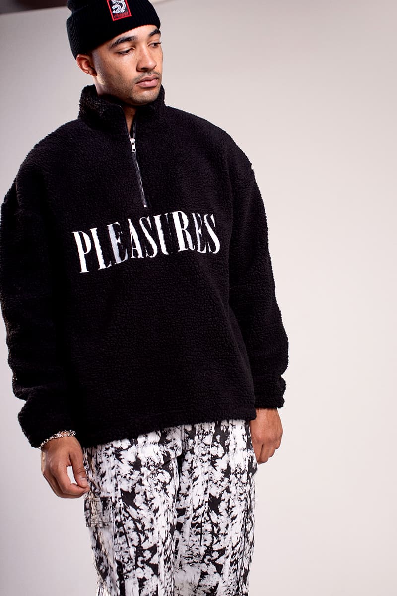 PLEASURES Holiday 2020 Collection Release Info Lookbook Jake Taylor DJ Healthy Bootleg Union Alec Stewart Austin Hunkins