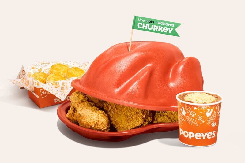 popeyes uber eats churkey special fried chicken meal info