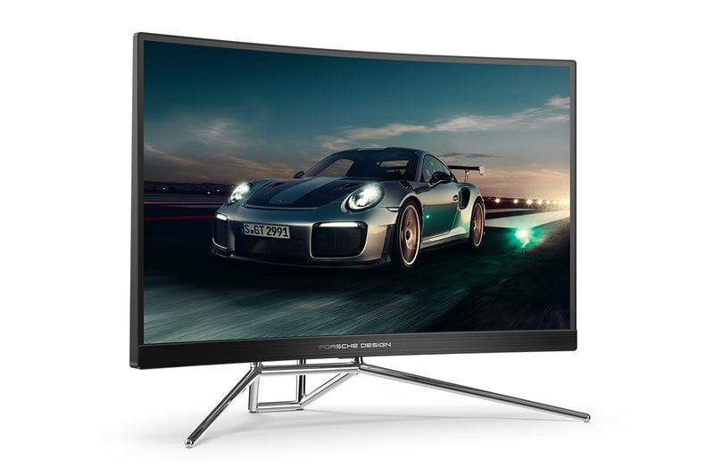 Porsche Design AOC AGON PD27 Gaming Monitor Boxer 911 Cars Racing Gaming Simulator Tech screens display 