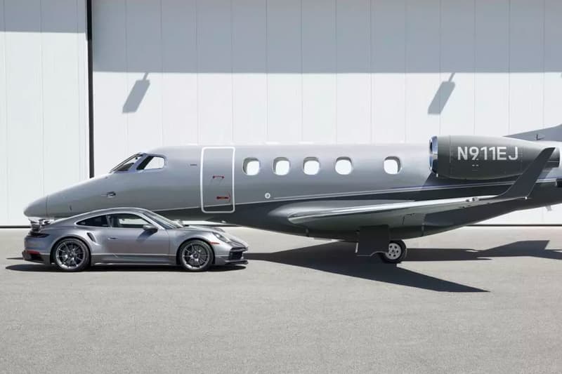 You Can Now Purchase 1-of-10 Porsche x Embraer 911 Turbo S/Business Jet "Duet" Combos Embraer Phenom 300E light jet business jet coronavirus Covid-19 German Brazilian millionaire sporst cars watches