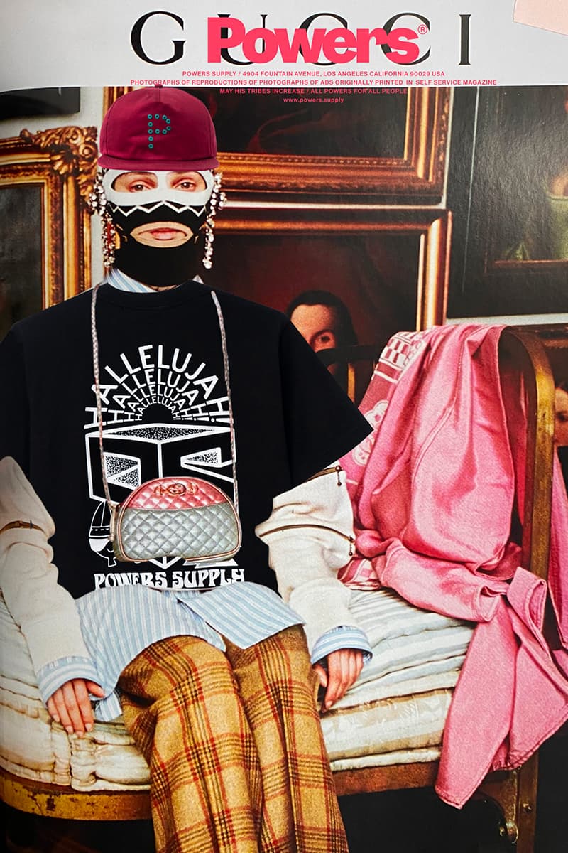 POWERS SUPPLY Fall Winter 2020 Lookbook menswear streetwear fw20 collection t shirts graphics hoodies sweaters crewnecks hats beanies tote bags