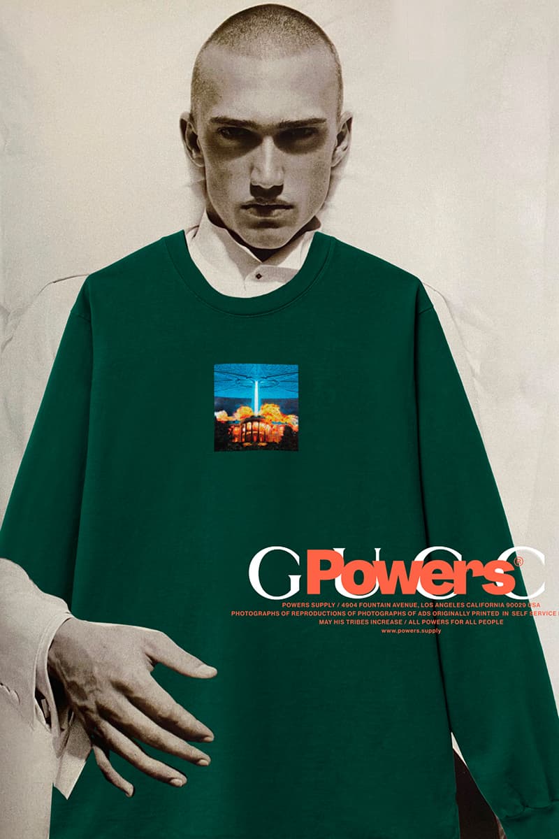 POWERS SUPPLY Fall Winter 2020 Lookbook menswear streetwear fw20 collection t shirts graphics hoodies sweaters crewnecks hats beanies tote bags