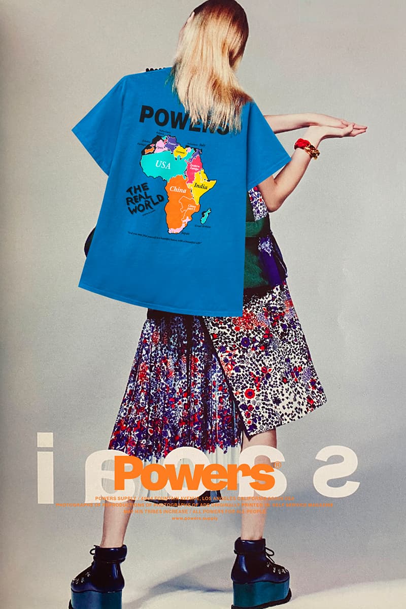 POWERS SUPPLY Fall Winter 2020 Lookbook menswear streetwear fw20 collection t shirts graphics hoodies sweaters crewnecks hats beanies tote bags