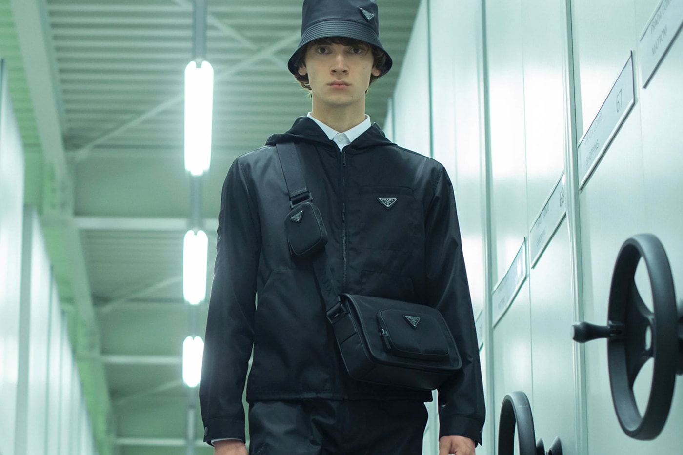 Prada Mistake Offer 99 Percent Off Sale menswear streetwear fall winter 2020 collection hats bags jackets shirts pants discount