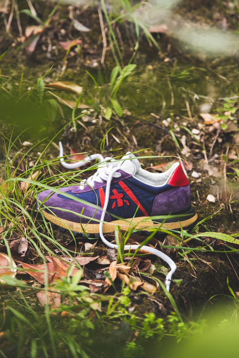 Premiata John Low Graziano Mazza Sustainable Footwear Sneaker Italian Label LIMONTA Regenerated Nylon ECONYL Yarn Mythical Creature Drop Date Release Information Closer First Look