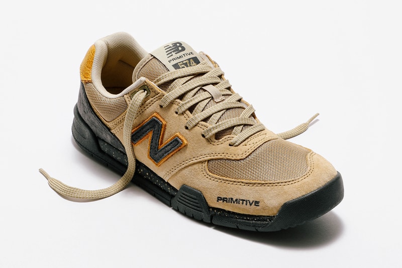 primitive skateboarding new balance numeric 574 tan wheat black tiago lemos video clip official release date info photos price store list buying guide